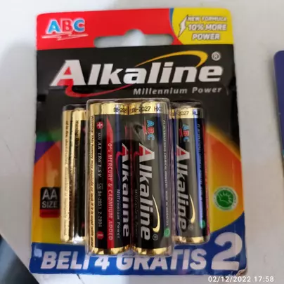 Baterai Alkaline AA 6pcs